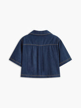 Denim Pocket Detail Shorts Set